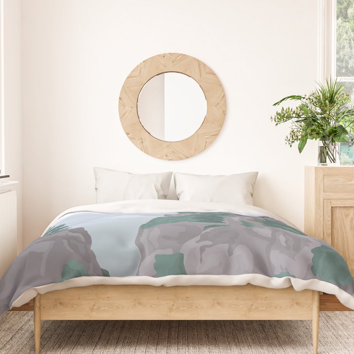 Kenai Fjords National Park Duvet Cover Gallery Image 3