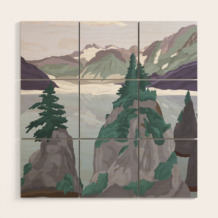 Kenai Fjords National Park Wood Wall Art Gallery Image 1