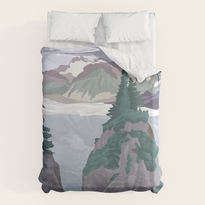 Kenai Fjords National Park Duvet Cover Gallery Image 1