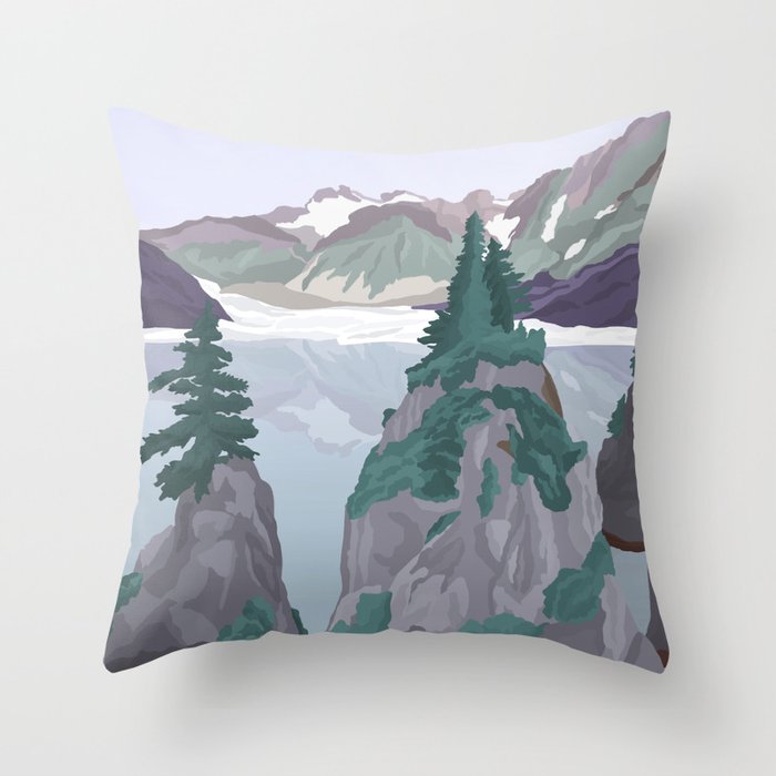 Kenai Fjords National Park Throw Pillow Gallery Image 6
