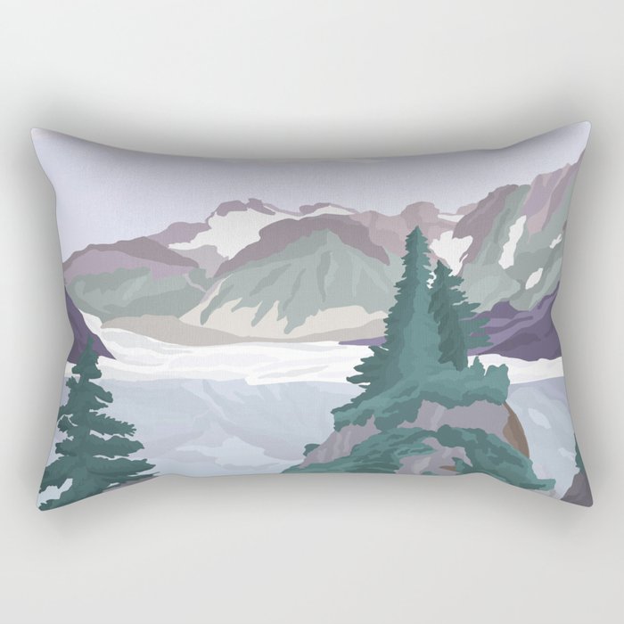 Kenai Fjords National Park Rectangular Pillow Gallery Image 1