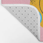 Banana Pop Art Bath Mat Gallery Image 2