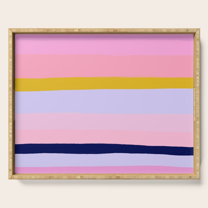 Ojai, california sunset Serving Tray Gallery Image 1