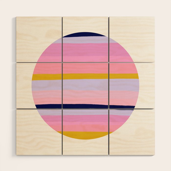 Ojai, california sunset Wood Wall Art Gallery Image 1