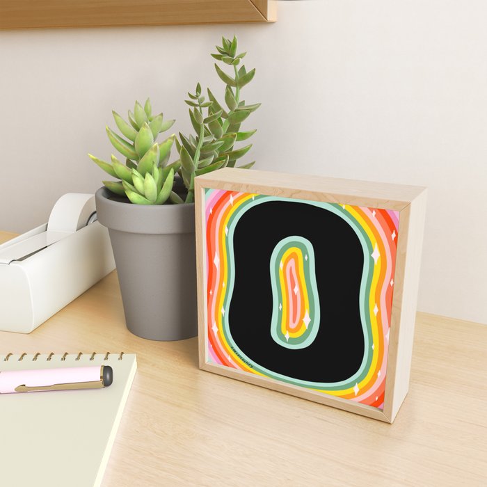 Rainbow O Mini Art Print Gallery Image 2