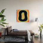 Rainbow O Wood Wall Art Gallery Image 2
