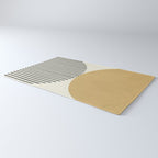 Semicircle Stripes - Gold Rug Gallery Image 3