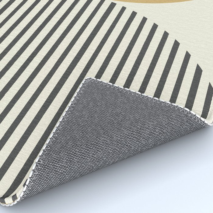 Semicircle Stripes - Gold Rug Gallery Image 4