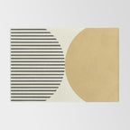 Semicircle Stripes - Gold Rug Gallery Image 2