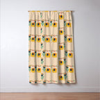 Elephant with giant flower Window Curtain Gallery Image 3