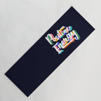 Positive Energy- typography Yoga Mat Gallery Image 1