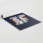 Positive Energy- typography Yoga Mat Gallery Image 2