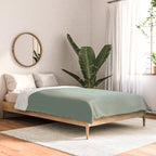 Neutral Sage Grey III Solid Color Comforter Gallery Image 2