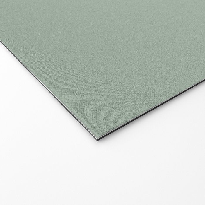 Neutral Sage Grey III Solid Color Welcome Mat Gallery Image 2