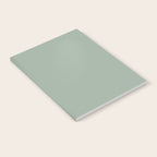 Neutral Sage Grey III Solid Color Notebook Gallery Image 2