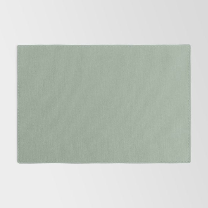 Neutral Sage Grey III Solid Color Rug Gallery Image 2