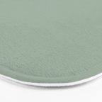 Neutral Sage Grey III Solid Color Bath Mat Gallery Image 3