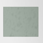 Neutral Sage Grey III Solid Color Throw Blanket Gallery Image 2