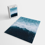 Abstract Wild Waves â Minimalism and Ocean Textures Jigsaw Puzzle Gallery Image 2