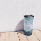 Abstract Wild Waves â Minimalism and Ocean Textures Travel Mug Gallery Image 4