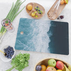 Abstract Wild Waves â Minimalism and Ocean Textures Cutting Board Gallery Image 2