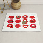 Leopard Lips of Love Rug Gallery Image 1