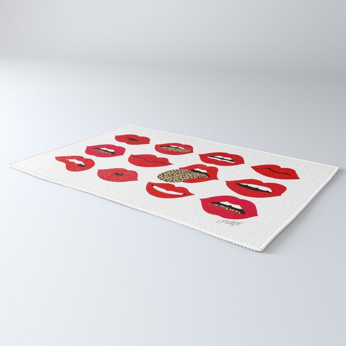 Leopard Lips of Love Rug Gallery Image 3