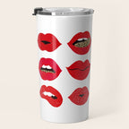 Leopard Lips of Love Travel Mug Gallery Image 3