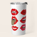 Leopard Lips of Love Travel Mug Gallery Image 2