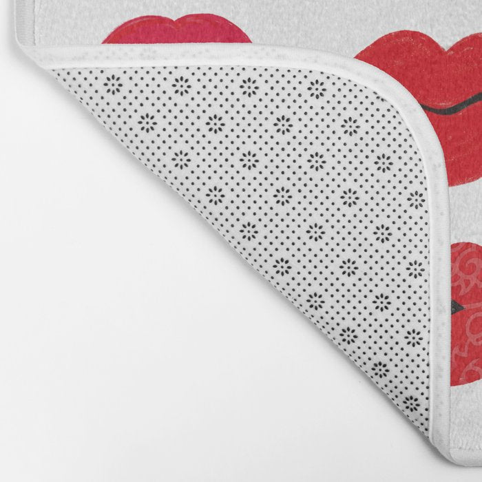 Leopard Lips of Love Bath Mat Gallery Image 2