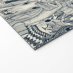 cryptid crowd indigo pearl Welcome Mat Gallery Image 2