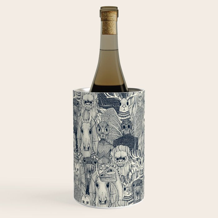 cryptid crowd indigo pearl Wine Chiller Gallery Image 3