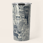 cryptid crowd indigo pearl Travel Mug Gallery Image 1