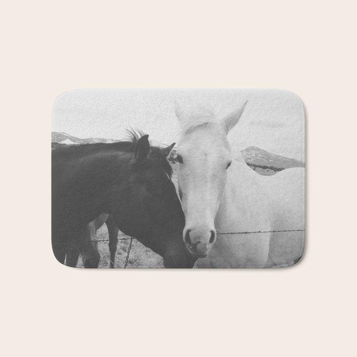 Horse Pair Bath Mat Gallery Image 1