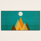 Full moon over Sahara desert Desk Mat Gallery Image 3