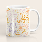 Colorful abstract flower art pattern Coffee Mug Gallery Image 1