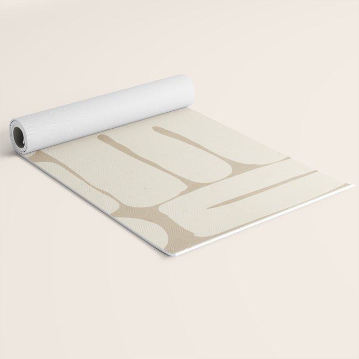 Modern Abstract Minimal Shapes 164 Yoga Mat Gallery Image 2