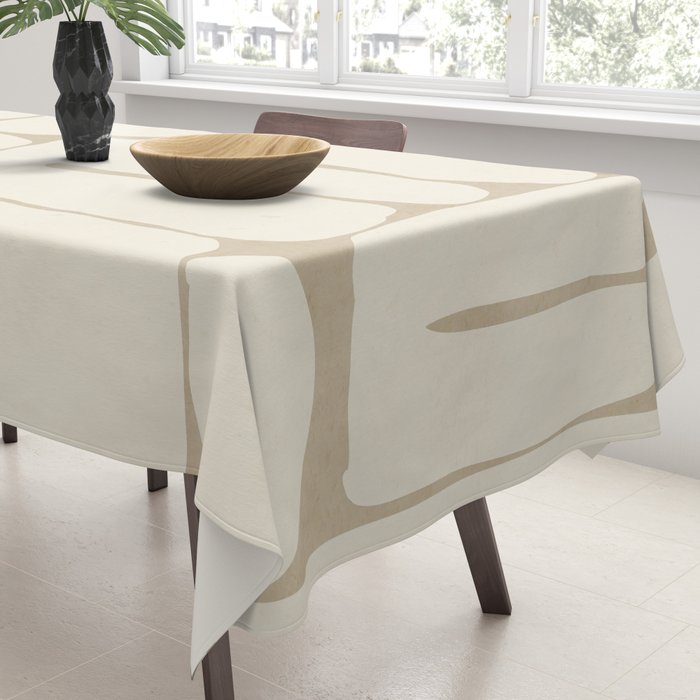 Modern Abstract Minimal Shapes 164 Tablecloth Gallery Image 3