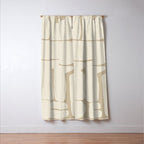 Modern Abstract Minimal Shapes 164 Window Curtain Gallery Image 3