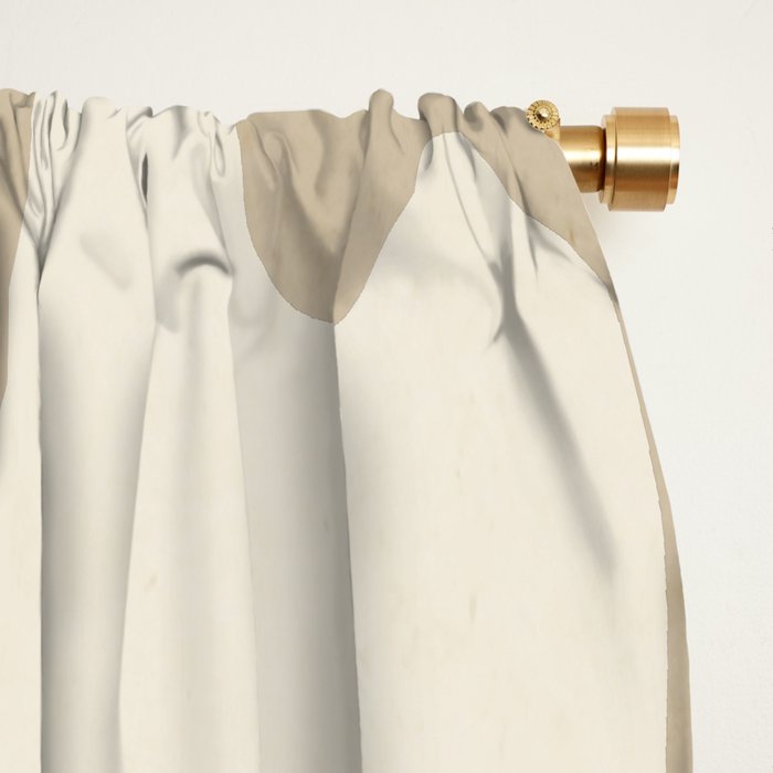 Modern Abstract Minimal Shapes 164 Window Curtain Gallery Image 2