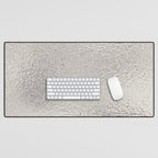 Simply Metallic in Silver Desk Mat Gallery Image 1