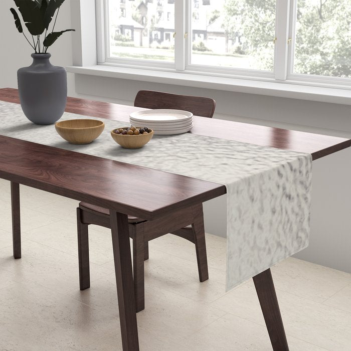 Simply Metallic in Silver Table Runner Gallery Image 2