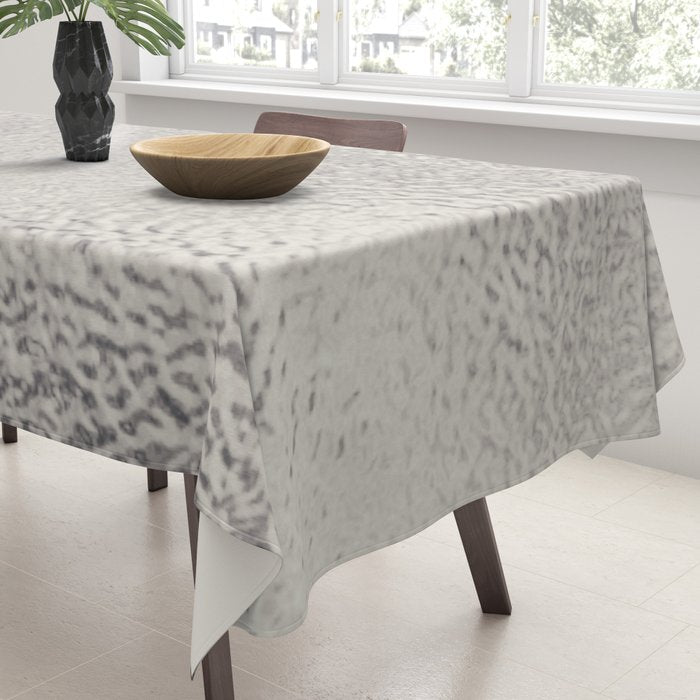 Simply Metallic in Silver Tablecloth Gallery Image 3