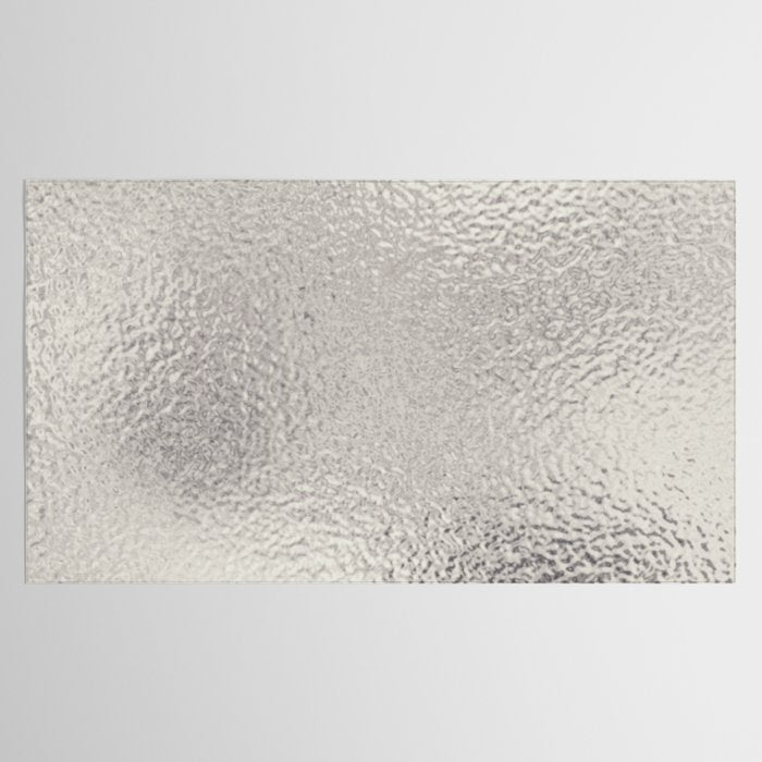 Simply Metallic in Silver Tablecloth Gallery Image 2