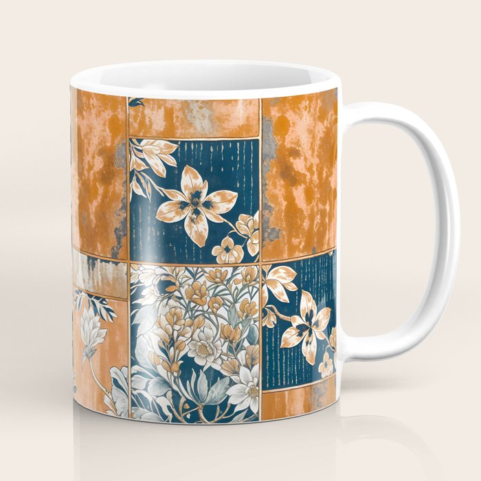 Floral Patches of Yesteryear Coffee Mug Gallery Image 1