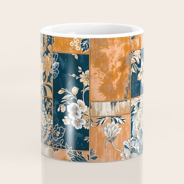 Floral Patches of Yesteryear Coffee Mug Gallery Image 4