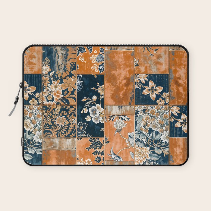 Floral Patches of Yesteryear Laptop Sleeve Gallery Image 1