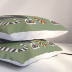 Striped Lemurs Pillow Sham Gallery Image 3