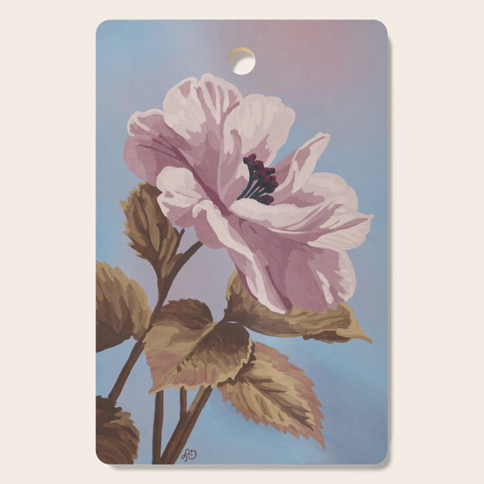 Vintage Begonia Botanical Cutting Board Gallery Image 1