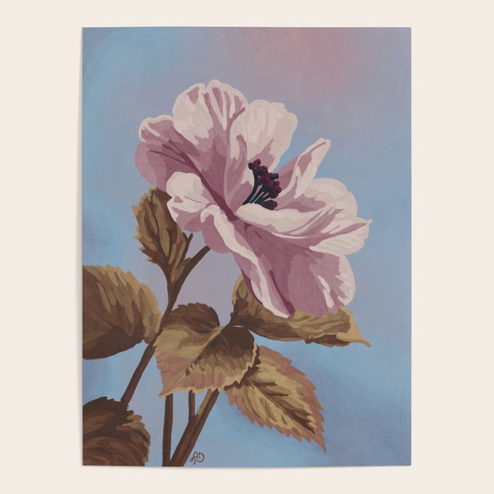 Vintage Begonia Botanical Poster Gallery Image 4